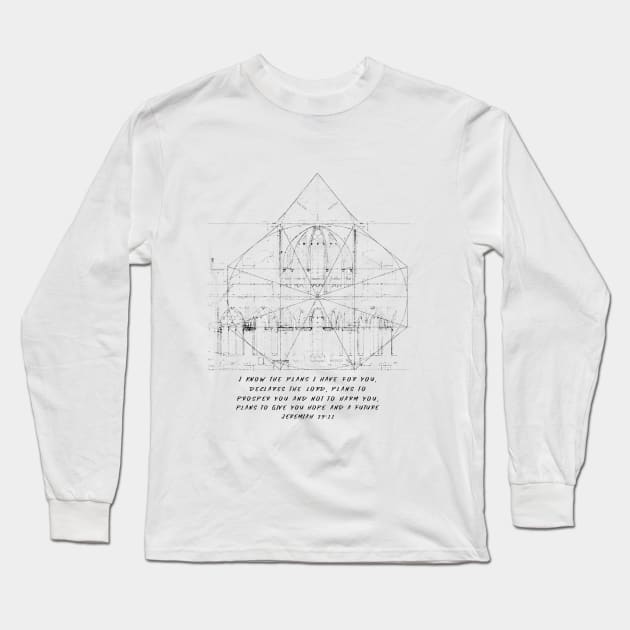 I know the plans I have for you Long Sleeve T-Shirt by FTLOG